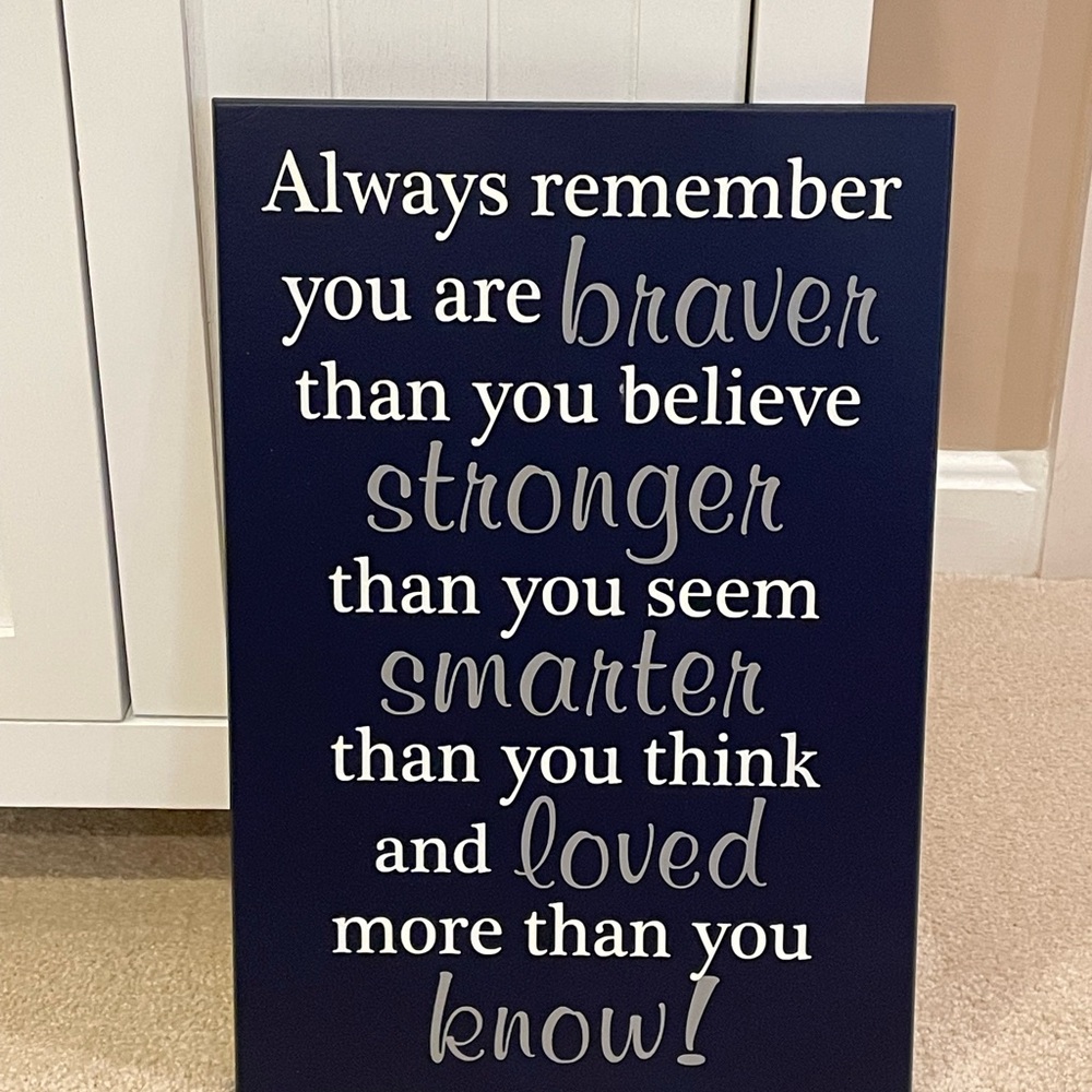 Inspirational Quote Winnie the Pooh - Wall Art